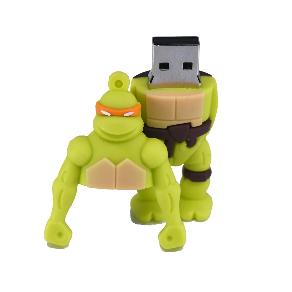Подростковые Черепашки-ниндзя, флеш-накопитель, usb флеш-накопитель, 4 ГБ, 8 ГБ, 16 ГБ, 32 ГБ, 64 ГБ, мультяшная карта памяти, 128 ГБ, 256 ГБ, флешка, u-stick