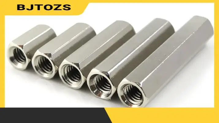 

BJTOZS 10 шт. M4 F, гнездовой никелевый латунный проставочный распорный станок M3 шестигранный штырь