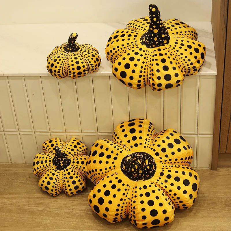 Хэллоуин Murakami Подушка с изображением тыквы Yayoi Kusama тот же искусственная кукла
