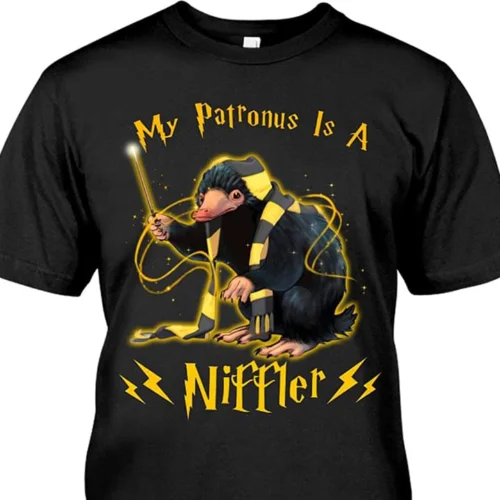 My Patronus is a Niffler T Shirt Black Cotton Men S-4XL 2019 fashion t shirt Comfortable Fashion Style Tee |