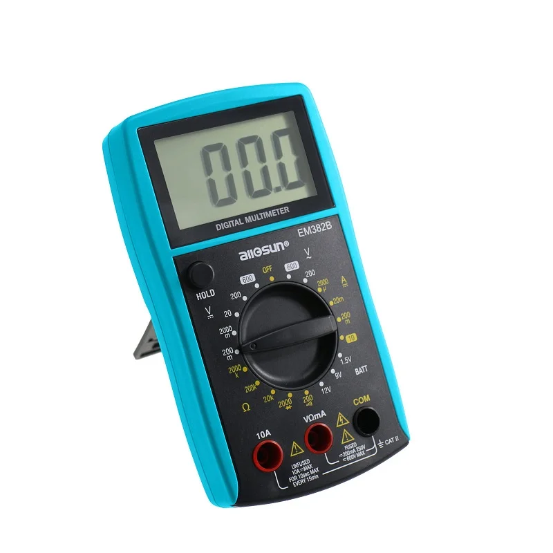 all-sun EM382B ЖК-цифровой мультиметр DC/AC вольтметр непрерывность беспроводной диодный тестер Корабль из России - Цвет: EM382B