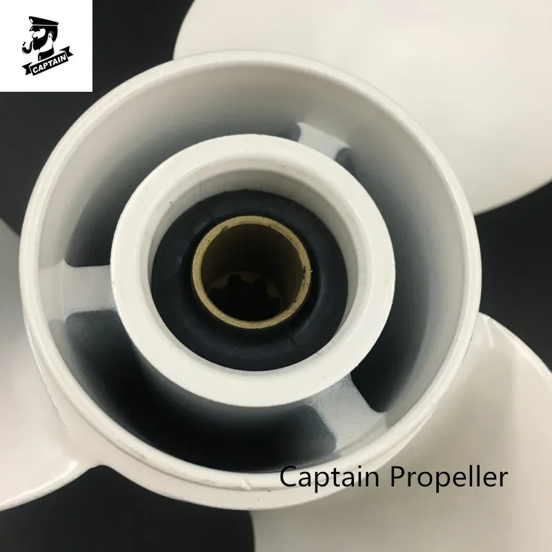 Подвесные двигатели Captain Propeller 9 1/4x12 для Yamaha HP F9.9 15HP F15C F15 F20 алюминиевые 8 зубьев Spline