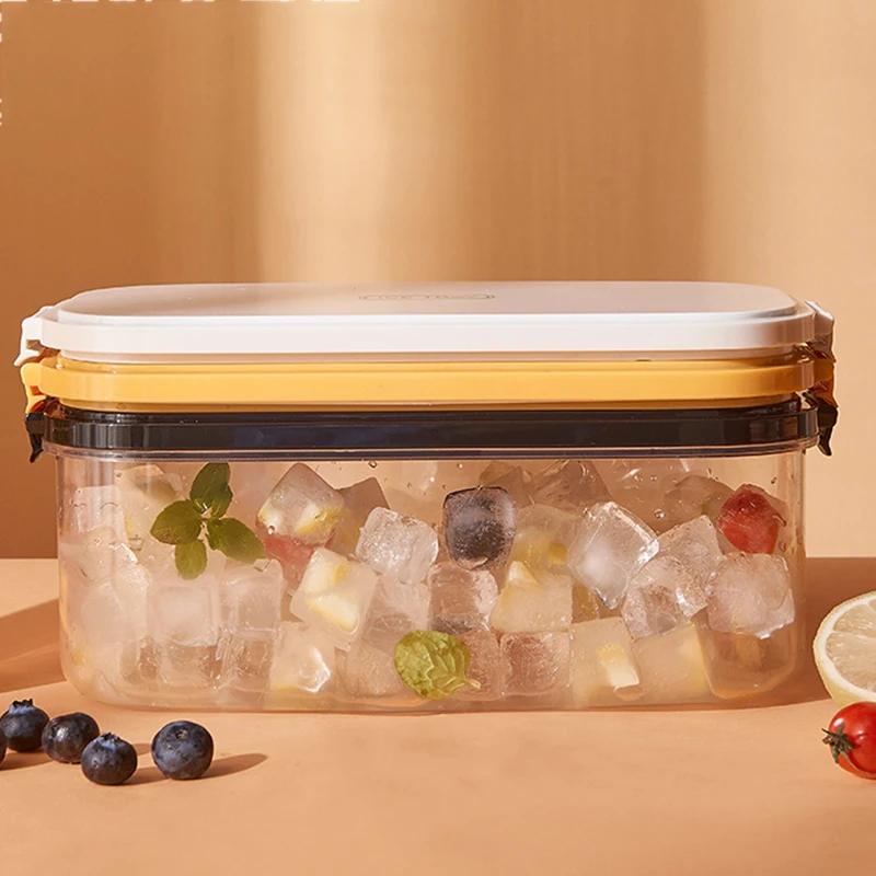 Креативная силиконовая форма для льда сделай сам с крышкой утолщенная коробка