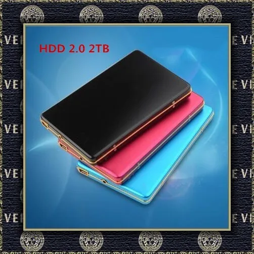 Внешний жесткий диск 2 ТБ hdd 5 &quot2 0 портативный USB 2000 Гб 3 цвета бесплатная доставка