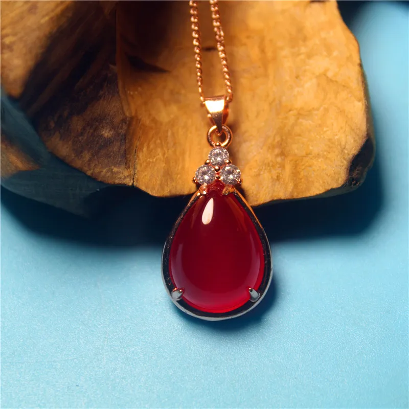 Оптовая продажа ювелирные изделия красный агат специальные покрытые серебром