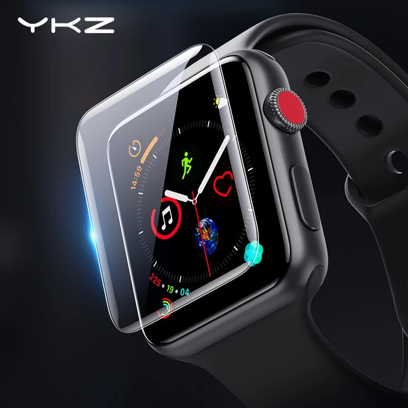Гидрогелевая пленка YKZ 2 шт. для защиты экрана Apple Watch iWatch 4 3 1 полная защита 38 мм 40 42