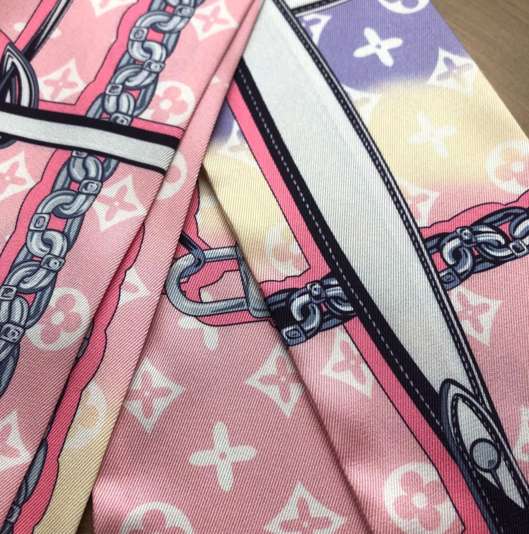 

2021 Satin DIY Print Small Scarf Women Riband Handle Bags Scarf Narrow Long Wrist Small Ribbon Fashion Hair Band 120x8 hair band