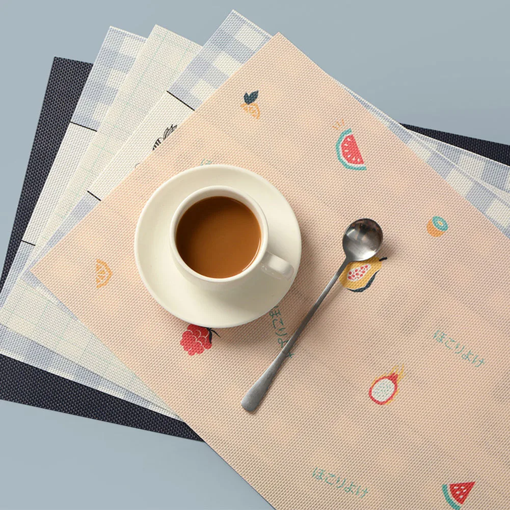 1 шт. теплоизоляционная Подставка под столовый коврик с рисунком оленя лимона