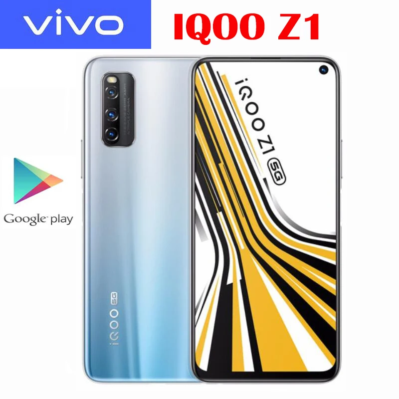 Новый Официальный Оригинал VIVO IQOO Z1 5G мобильный телефон MTK 1000 плюс 6 57 дюймов ЖК
