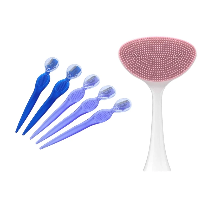 

5Pcs Mini Eyebrow Trimmer Safe Hair Shaving Razors with for Xiaomi SOOCAS X3 X5 Sonic Electric Toothbrush