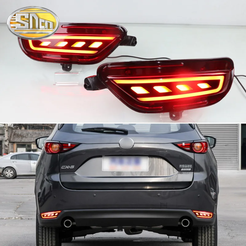 2 шт. для Mazda CX 5 CX5 2017 2018 2019 светодиодный задний отражатель противотуманный фонарь