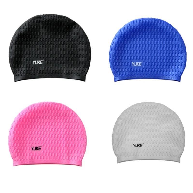 Унисекс силиконовые водонепроницаемые шапочки для купания плавательные очки