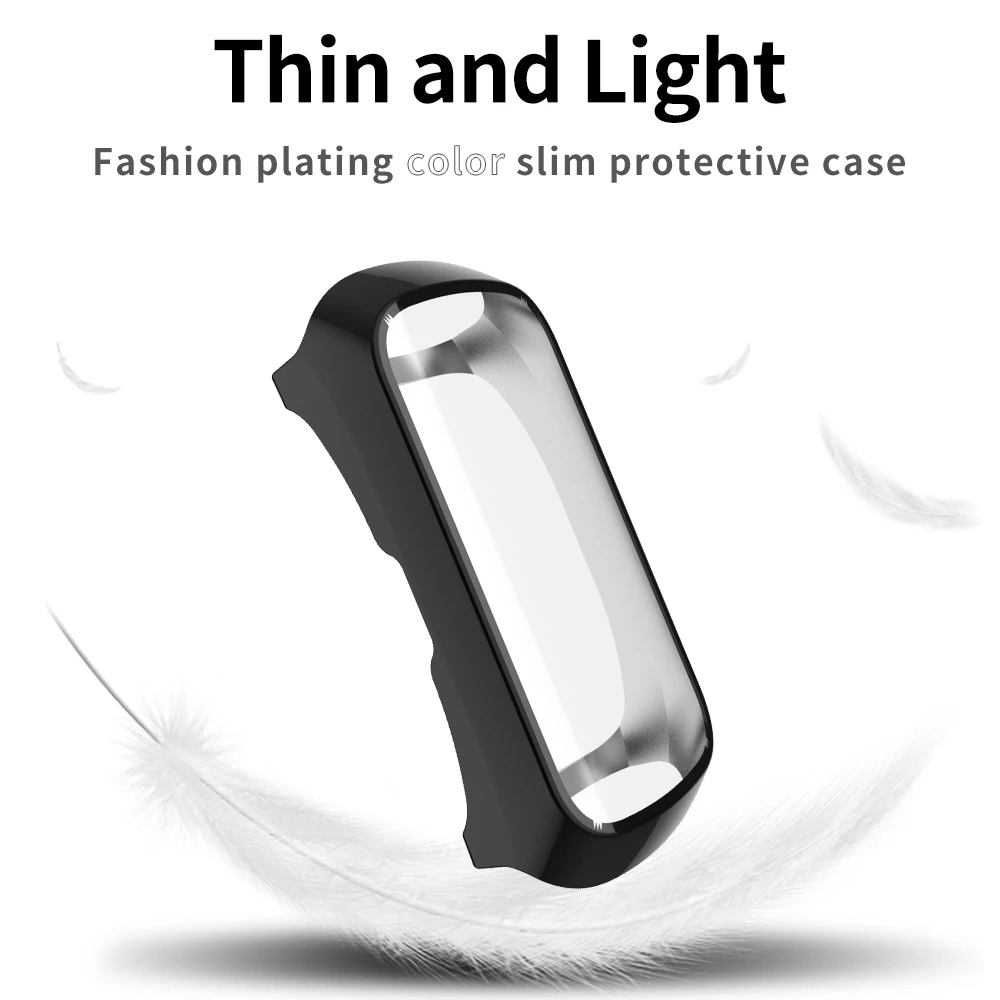 For Samsung Galaxy Fit-e SM-R375 Soft Screen Protect Cover Smart Watch Full TPU Case Scratch-resistant Band Accessories | Электроника