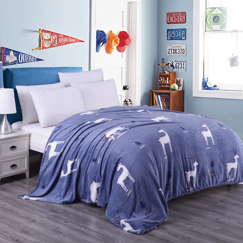 Фланелевое Одеяло Коралловое всесезонное одеяло кондиционер подарочное можно