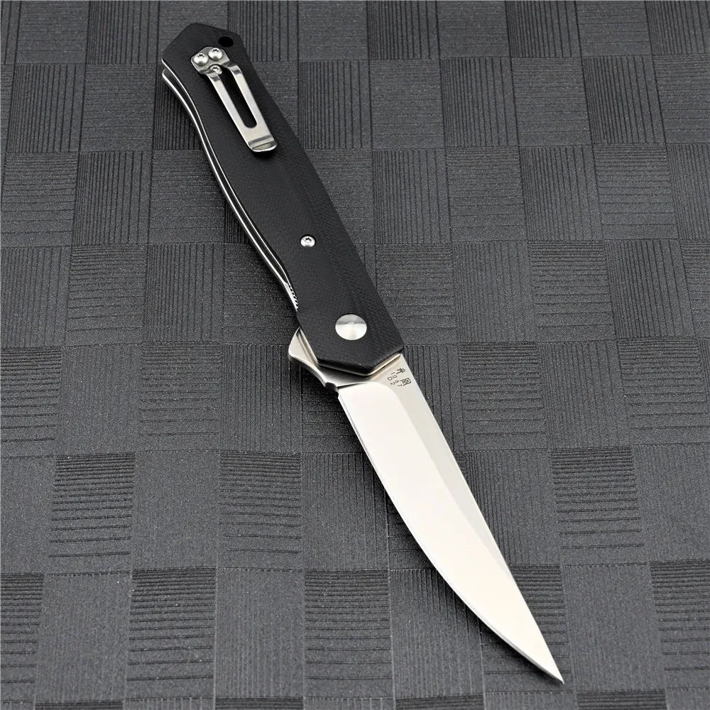 D2 steel folding blade ball bearing pocket knives outdoor camping self defense tools G10 handle | Инструменты