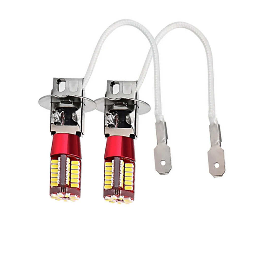 Из 2 предметов H3 57 Led 3014 Smd лампы Противотуманные фары Дневные Фары Фара светильник