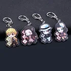 Брелок для ключей из акрила, милый двухсторонний брелок для косплея из аниме рассекающий демонов, киметасу, нет яиба, танджиру, незуко, агатсума, зенитсу, ренгоку