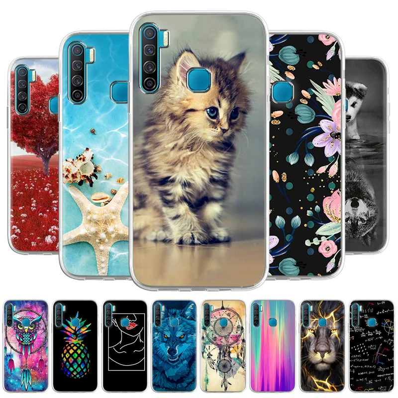 cute phone case for infinix zero 8 case silicone funda on infinix note 8 7 hot 10 9 play s5 lite smart 4c soft cover clear shell free global shipping