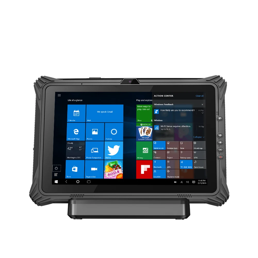 Original K20U Windows 10 Rugged Tablet PC Waterproof 12.2 Inch Intel I5-8250U 8GB RAM 256GB GNSS Ublox M8 4G LTE SIM RS232 HDMI images - 6