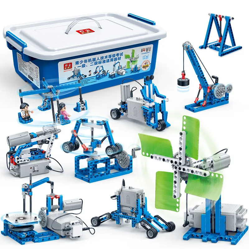 BanBao STEAM-bloques de construcci&oacute;n con motor, m&aacute;quina de energ&iacute;a, bloques de construcci&oacute;n, modelo educativo, juguetes para regalos de Navidad, 6932-0