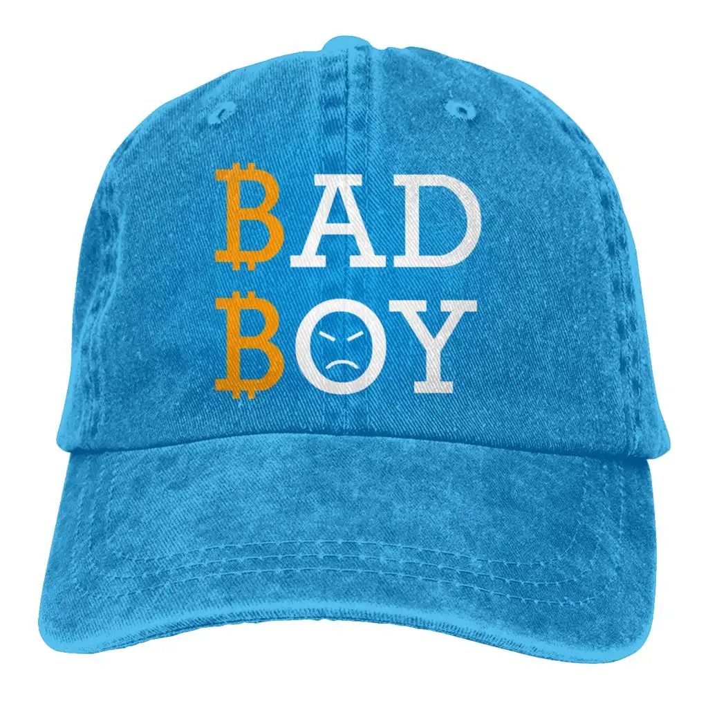 Bad Boy Casquette черная Унисекс Мужская Женская джинсовая бейсболка с ремешком
