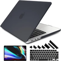 plastic hard shell case cover with keyboard cover screen protector for macbook 2021 m1 pro max 14 16 a2442 a2485