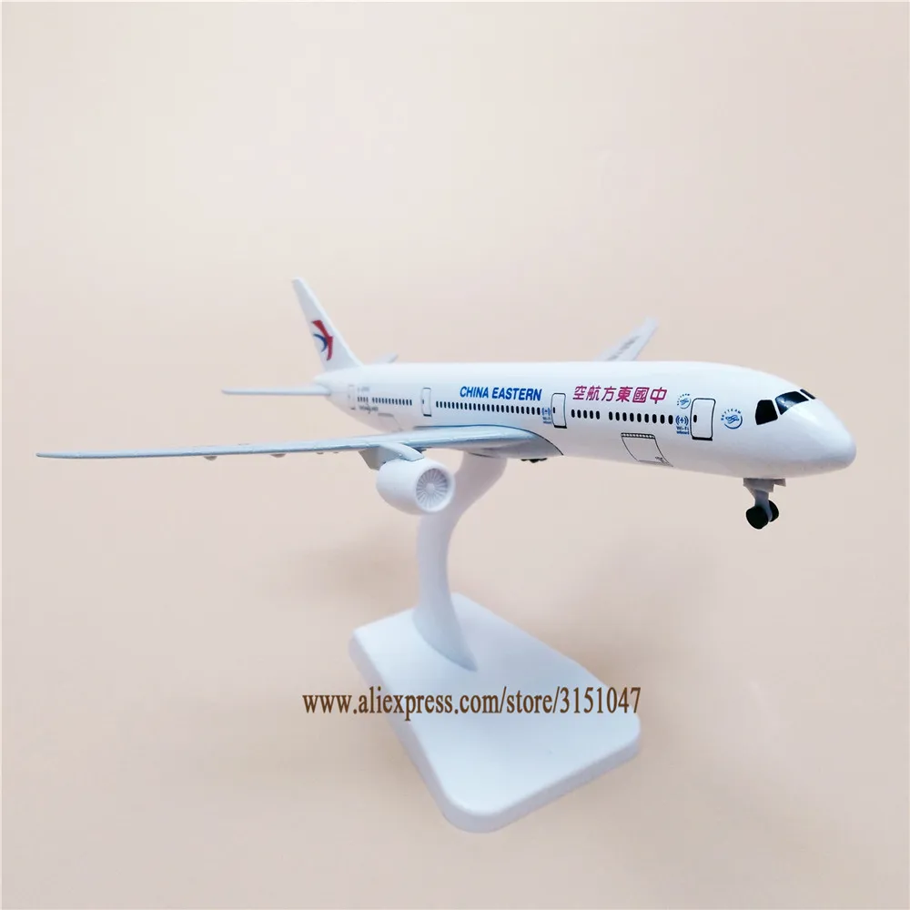 

Alloy Metal Air China Eastern Airlines Boeing 787 Airplane Model Airways Plane Model W Wheels Diecast Aircraft Gifts 20cm