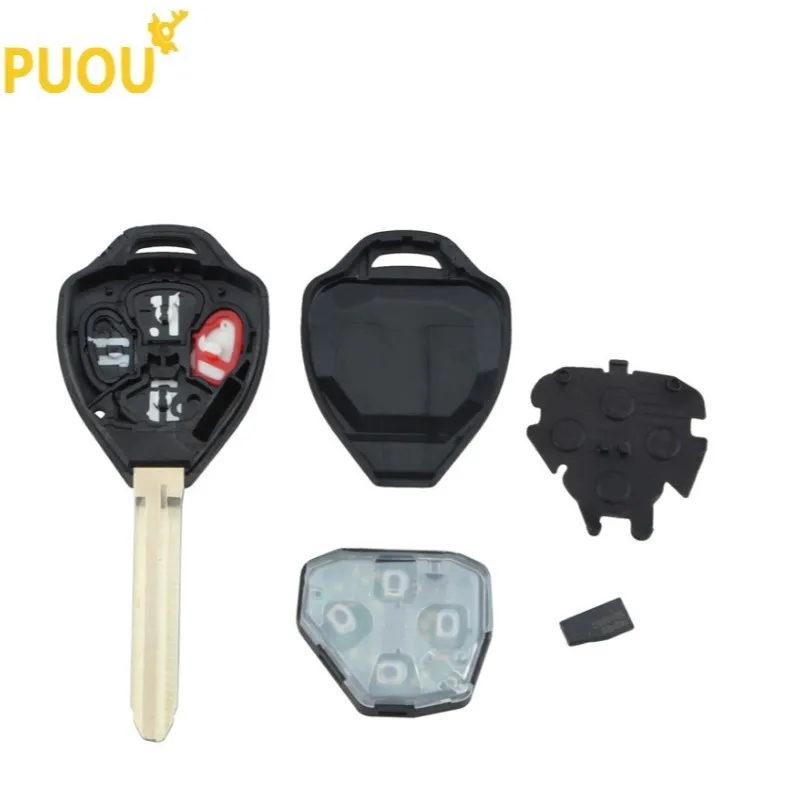 3 кнопки дистанционного ключа для Toyota Camry Rav4 2006-2010 315 МГц для Toyota HYQ12BBYkey 4D67 чип