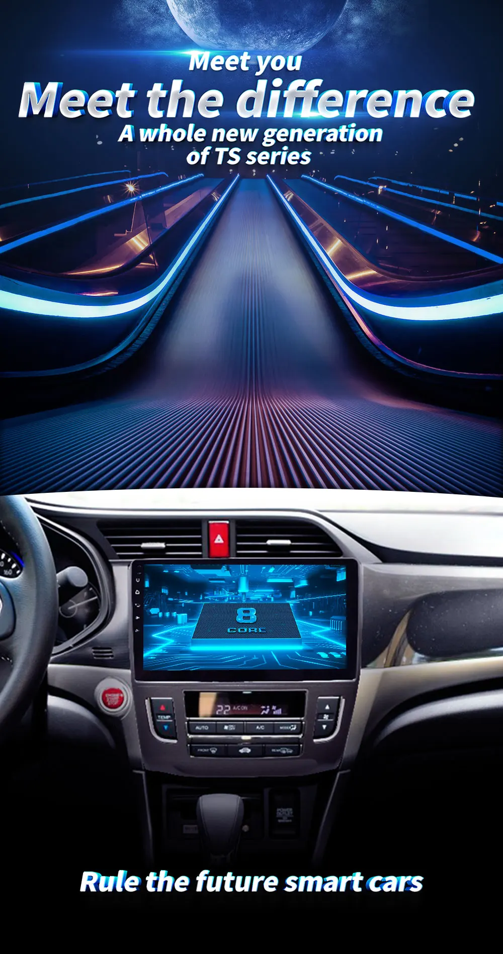 4G LTE Android 9,0 Автомобильный gps Мультимедиа Видео Радио плеер в тире для HONDA CITY 2010- лет Навигация стерео