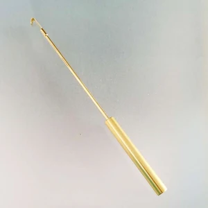 Металлический маятник цилиндрической формы золотого цвета, длина 19,5 см, 17 г, принадлежность для часов, набор часов DIY