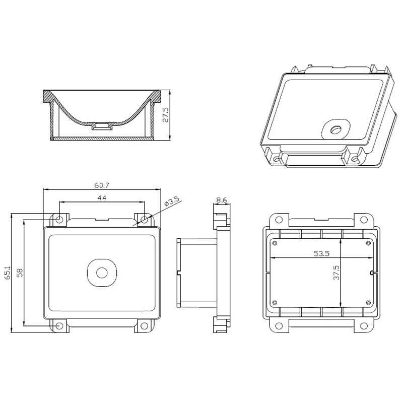 Сканер штрих-кодов GM72 2D/QR/1D USB/RS232 модуль считывания PDF417 для автобусов