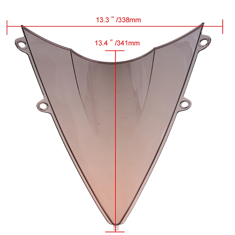 Posbay мотоцикл лобовое стекло ветровое двойной пузырьковый поток воздуха