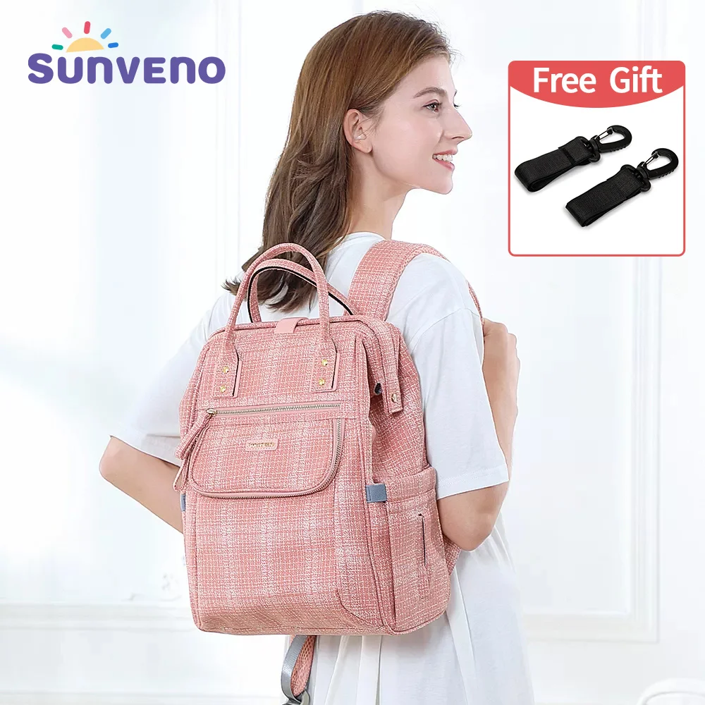 Murah Sunveno Tas Popok Modis Tas Ganti Popok Ransel Hamil Tas Bayi Organizer Kereta Bayi Untuk Ibu Bayi Perjalanan