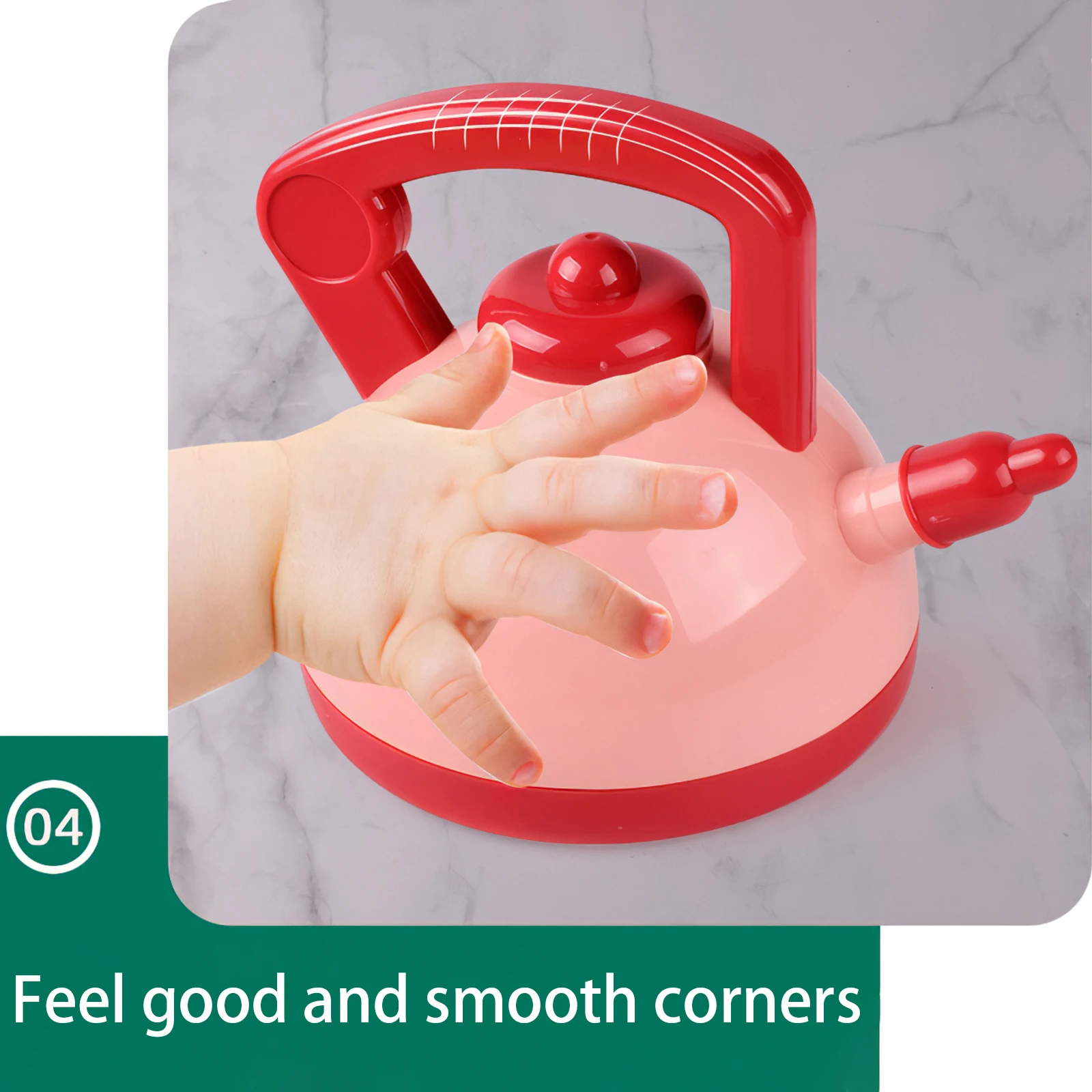 

16PCS Kitchen Pretend Play Toy Set Simulation Kitchenware Waterproof Simulation Cookware Playset Hand-On Ability Cultivation