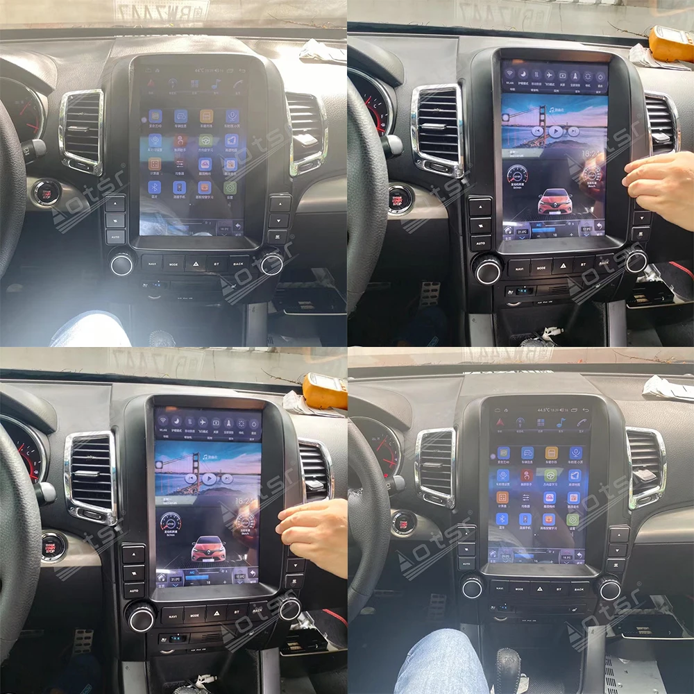 256 ГБ Carplay Android 12 Tesla для Kia Sorento 2009 2010 2011 2012 GPS мультимедийный плеер автомобильный