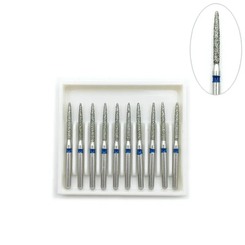 10 шт. FO 11 стоматологических алмазных боров (дрель DentistryDia боры ручка Диаметр 1 6 мм