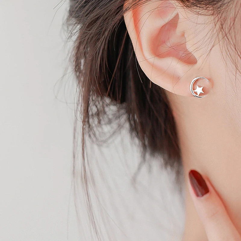 LISM серебряный цвет 2020 женские ювелирные изделия модные милые маленькие звезды