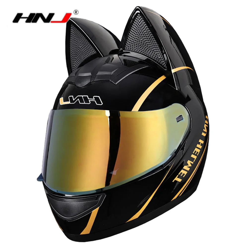 

HNJ мотоциклетный шлем уха шлемы полный уход за кожей лица Шлемы Мотокросс шлем otorcycle мотоцикл Capacete шлем Для женщин