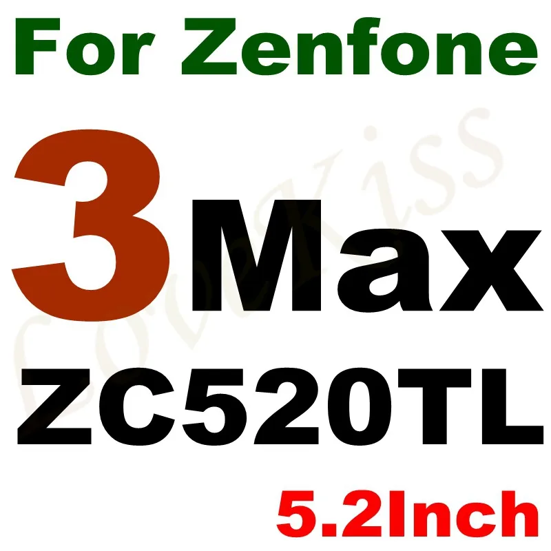 ZC520TL Закаленное стекло 9H для ASUS Zenfone 4 Max ZC554KL 3 Max ZC520TL Go ZB500KL 3 2 Laser ZE500KL Selfie ZD551KL Защитная пленка для экрана - Цвет: ZC520TL