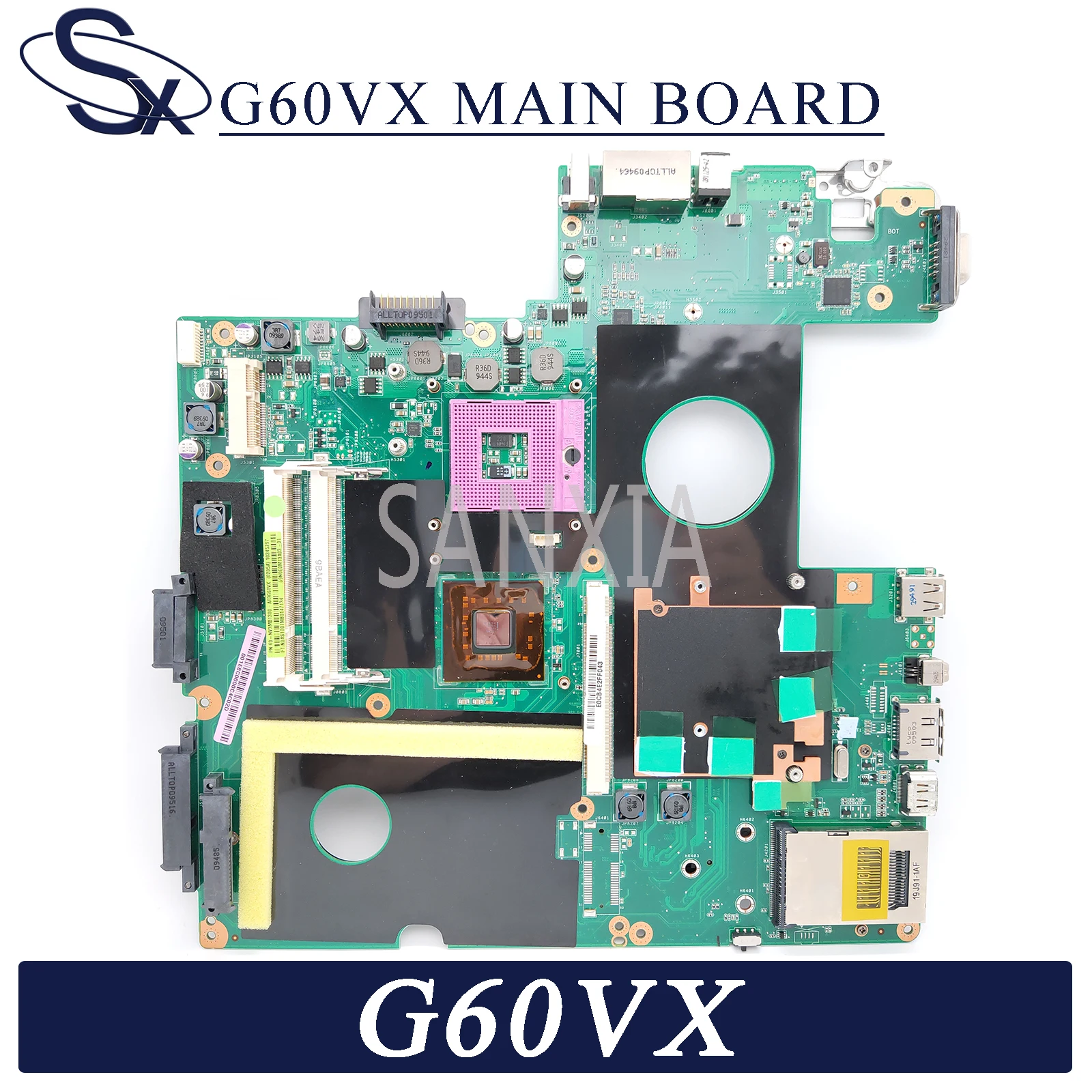 

KEFU G60VX Laptop motherboard for ASUS ROG G60V original mainboard