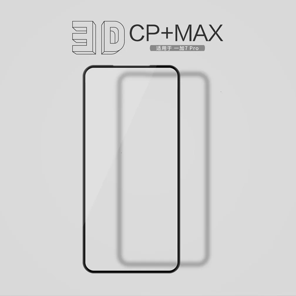 Для OnePlus 7T Pro закаленное стекло NILLKIN Amazing 3D CP+ MAX полное противовзрывное Стекло 9H Защита экрана для OnePlus 7 Pro