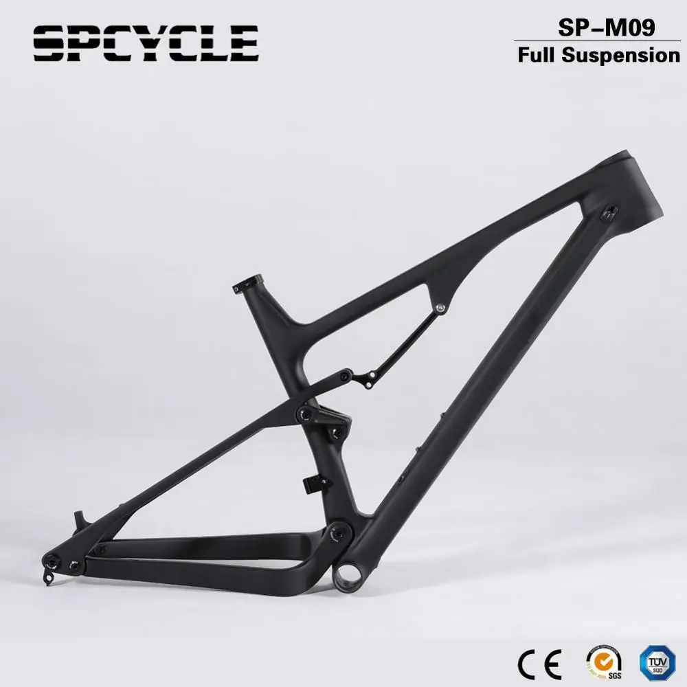 Spcycle 27,5 er 29er карбоновая рама с полной подвеской 148*12 мм для горного велосипеда, карбоновая рама 27,5 er Plus, рама с полной подвеской