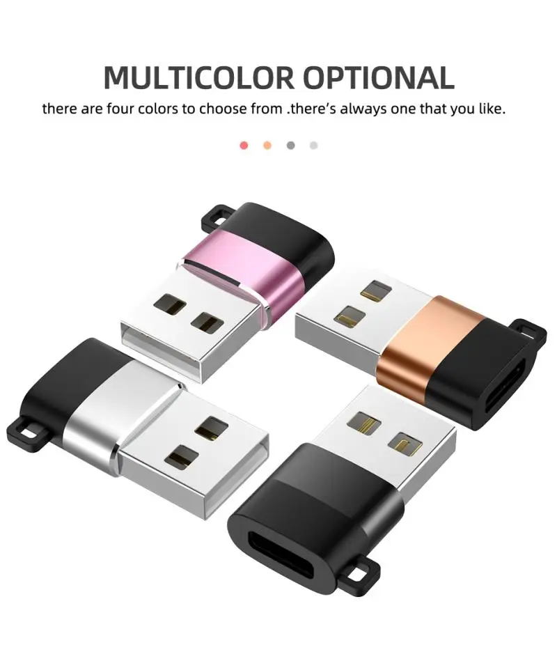Металлический адаптер USB Type C папа Micro мама OTG Конвертер Коннектор для Macbook Samsung S9