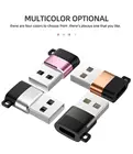 Металлический адаптер USB Type C папа-Micro USB мама OTG адаптер Type-C Конвертер Коннектор для Macbook Samsung S9 S8