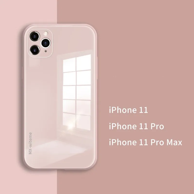 

Original Liquid Tempered Glass Case For iphone 11 12 Pro Max SE 2020 X XS XR XS Max 7 8 Plus Cell Phone Lens Protection Cover