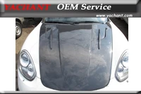 car styling new double sided carbon fiber front hood fit for 05 12 987 boxster cayman 911 997 misha gtm style hood bonnet