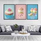 Картина на холсте для детской выпечки, Милый Постер для украшения дома, гостиной