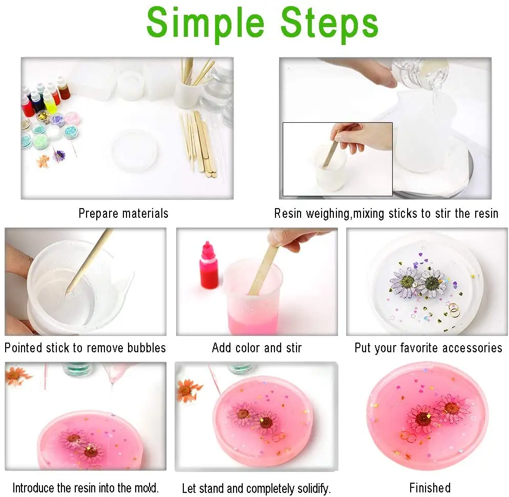 37 шт. силиконовые эпоксидные формы для литья художественная форма DIY чашки ручки