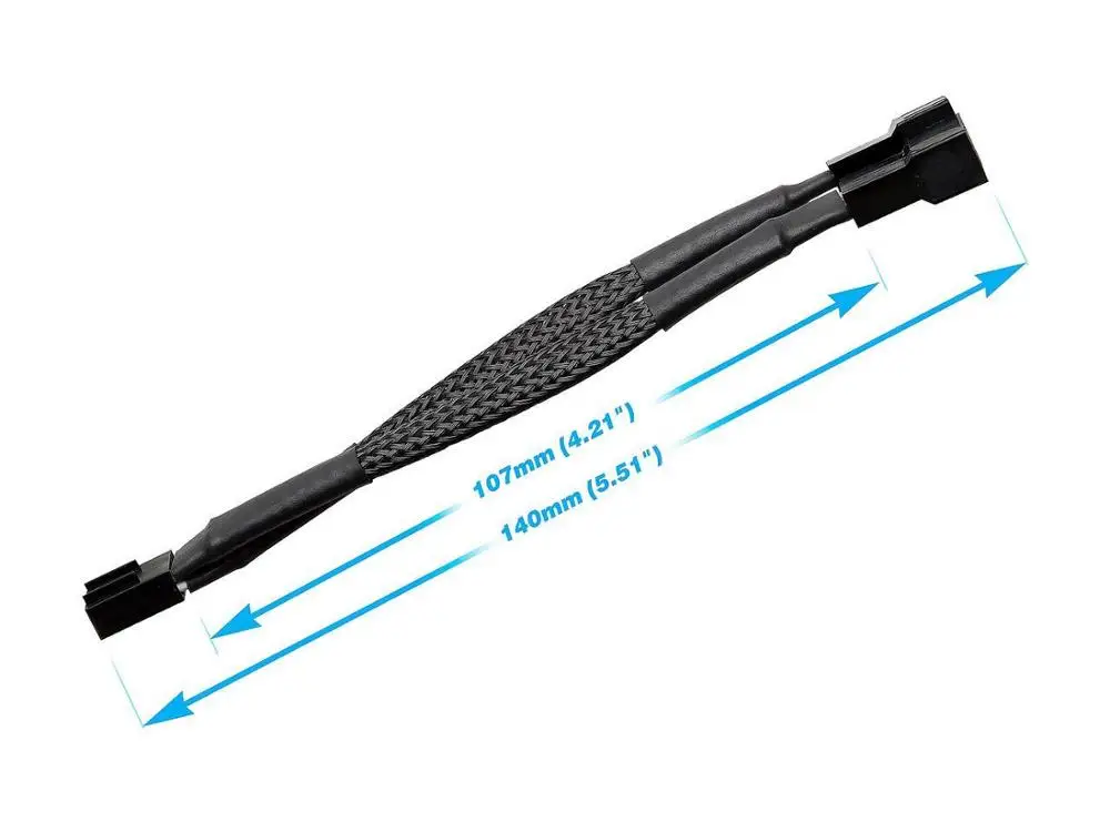 Материнская плата 4 pin PWM на двойной/3 компьютер чехол вентилятор 1-To-2/1-3 рукава ШИМ