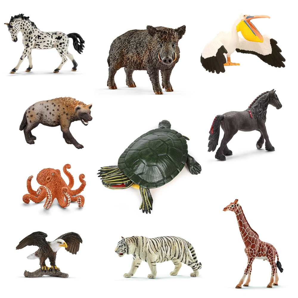 

Модель игрушечного животного, Слон из дикой природы, Фигурка динозавра, игрушка, Детская познавательная развивающая игрушка, Детская сборн...